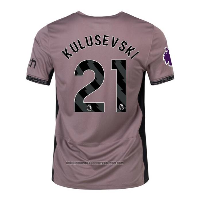 Camisola Tottenham Hotspur Jogador Kulusevski 3º 2023-2024